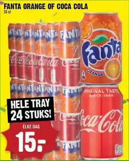 Dirck 3 Fanta Orange of Coca Cola aanbieding