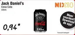 Budget Food Jack Daniel's Coca Cola aanbieding