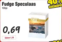 Budget Food Fudge Speculaas aanbieding