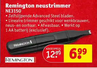 Kruidvat Remington neustrimmer NE3150 aanbieding