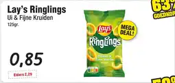 Budget Food Lay's Ringlings aanbieding