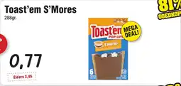 Budget Food Toast'em S'Mores aanbieding