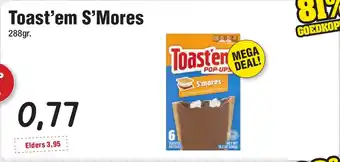 Budget Food Toast'em S'Mores aanbieding