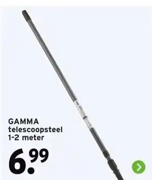 GAMMA GAMMA telescoopsteel 1-2 meter aanbieding