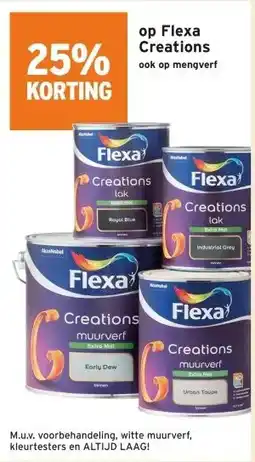 GAMMA 25% KORTING op Flexa Creations aanbieding