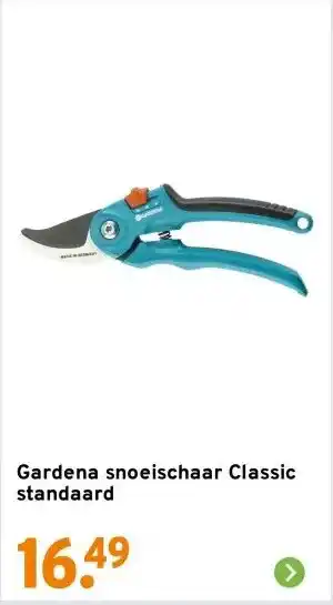 GAMMA Gardena snoeischaar Classic standaard aanbieding