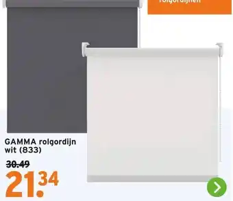 GAMMA GAMMA rolgordijn wit (833) aanbieding