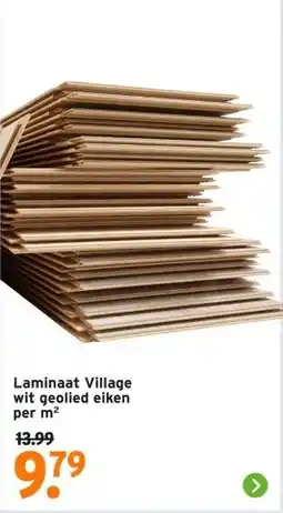 GAMMA Laminaat Village wit geolied eiken aanbieding