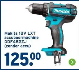 GAMMA Makita 18V LXT accuboormachine DDF482ZJ (zonder accu) aanbieding