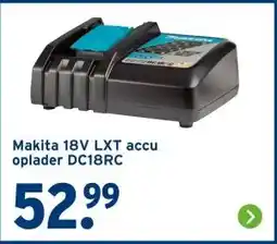 GAMMA Makita 18V LXT accu oplader DC18RC aanbieding