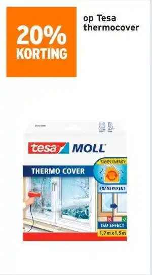 GAMMA 20% KORTING op Tesa thermocover aanbieding