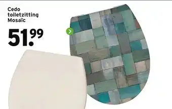 GAMMA Cedo toiletzitting Mosaic aanbieding