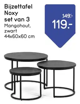 Leen Bakker Bijzettafel Noxy set van 3 aanbieding