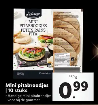 Lidl Mini pitabroodjes | 10 stuks aanbieding