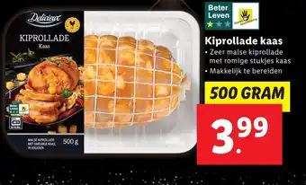 Lidl Kiprollade kaas aanbieding