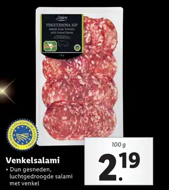 Lidl Venkelsalami aanbieding