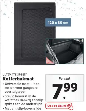 Lidl ULTIMATE SPEED Kofferbakmat aanbieding