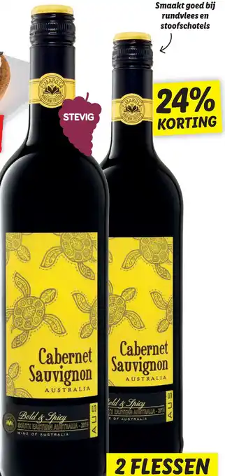 Lidl Cabernet Sauvignon • Stevige Australische, rode wijn aanbieding