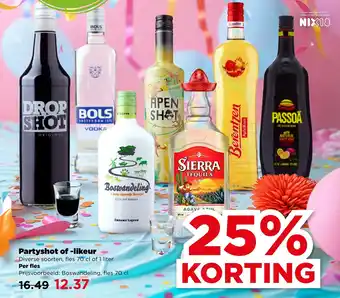 PLUS Partyshot of likeur aanbieding