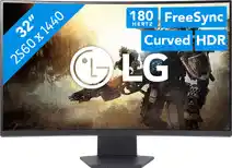 Bol.com LG UltraGear 32GS60QC-B - QHD Curved Gaming monitor - 180hz - 32 inch aanbieding