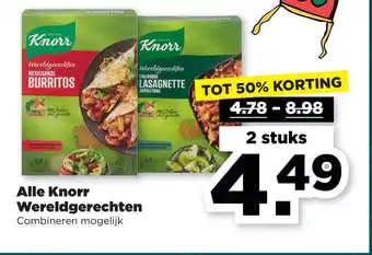 PLUS Alle Knorr Wereldgerechten aanbieding