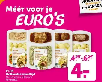 Coop PLUS Hollandse maaltijd aanbieding