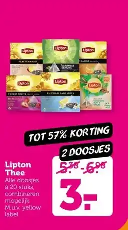 Coop Lipton Thee aanbieding