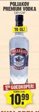 Dirk POLIAKOV PREMIUM VODKA aanbieding