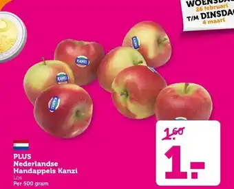 Coop PLUS Nederlandse Handappels Kanzi aanbieding