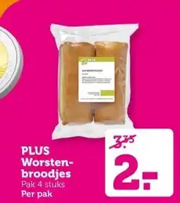 Coop PLUS Worsten- broodjes aanbieding