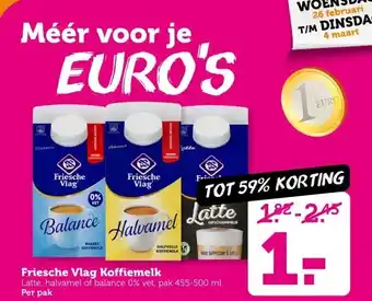 Coop Friesche Vlag Koffiemelk aanbieding