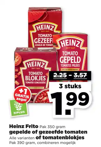 PLUS Heinz Frito aanbieding