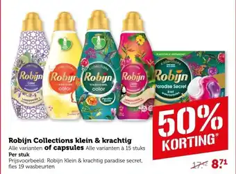 Coop Robijn Collections klein & krachtig of capsules aanbieding