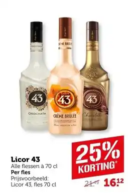 Coop Licor 43 aanbieding