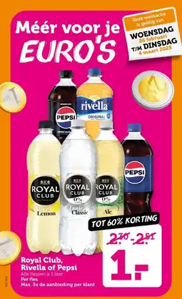 Coop Royal Club, Rivella of Pepsi aanbieding