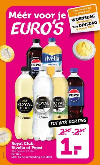 Coop Royal Club, Rivella of Pepsi aanbieding