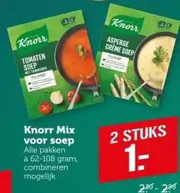 Coop Knorr Mix voor soep aanbieding