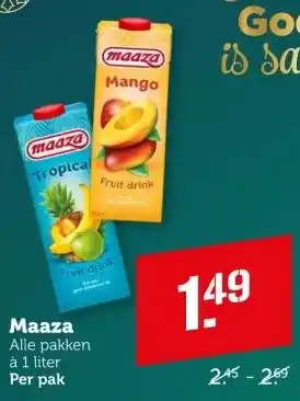 Coop Maaza aanbieding