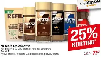 Coop Nescafé Oploskoffie aanbieding