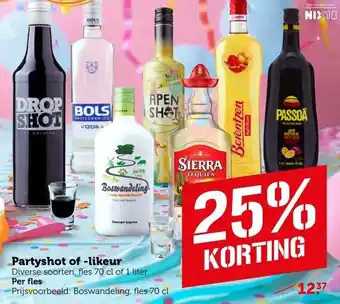 Coop Partyshot of -likeur aanbieding