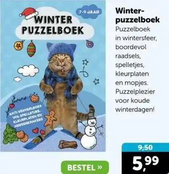 Boekenvoordeel Winter- puzzelboek aanbieding