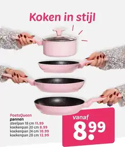 Wibra PoetsQueen pannen aanbieding