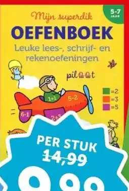 Boekenvoordeel OEFENBOEK Leuke lees-, schrijf- en rekenoefeningen aanbieding