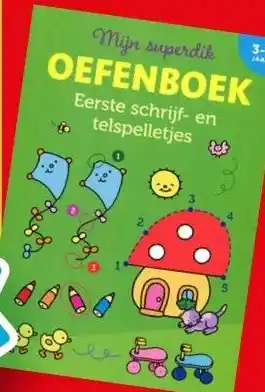 Boekenvoordeel OEFENBOEK Eerste schrijf- en telspelletjes aanbieding