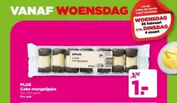 PLUS PLUS Cake mergpijpjes aanbieding