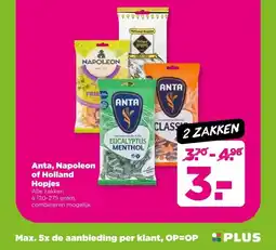 PLUS Anta, Napoleon of Holland Hopjes aanbieding