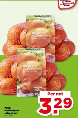 PLUS PLUS Mandarijnen extra groot aanbieding