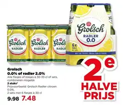 PLUS Grolsch 0.0% of radler 2.0% aanbieding