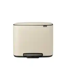 Amazon Brabantia Bo Prullenbak, Kunststof Binnenemmer, Soft Beige, 1 binnenemmer (36L) aanbieding