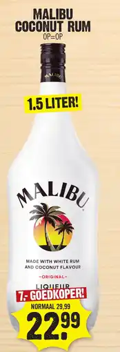 Super Dirck 3 MALIBU COCONUT RUM aanbieding